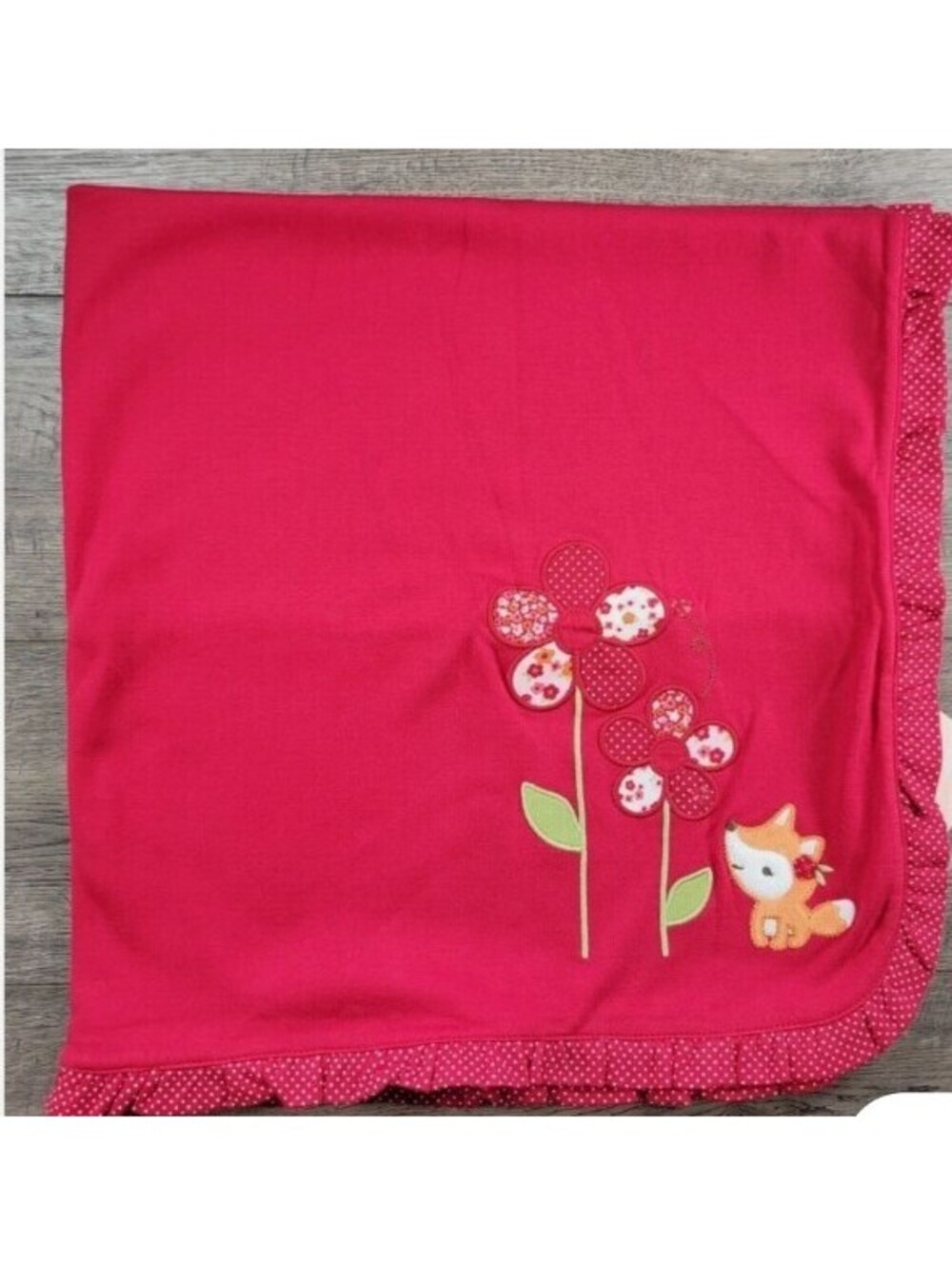 Baby Girl Gymboree Adorable Fox Baby Blanket